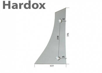 Pierś HARDOX 80513/L części do pługa OVERUM