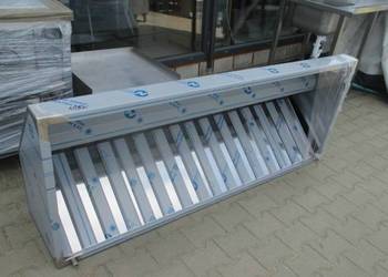 OKAP GASTRONOMICZNY TRAPEZOWY Z FILTRAMI 200/80/40 NOWY