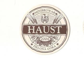 Haust - podstawka do piwa. Nr. 1.