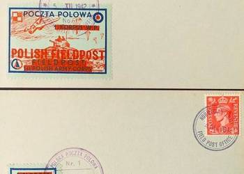 Polska i Norweska Poczta Polowa 1942 - 2 KARTY - PSZ w Wielkiej Brytanii,
