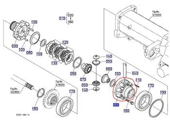Obudowa przedni mechanizm różnicowy m5091 m5111 m6040 m6060 m7040 m7060 m8…