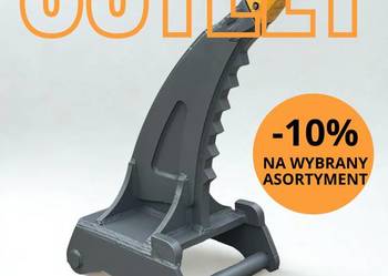 Ząb Ripper zrywak 105cm dla koparek 11,5-15,5t LEHNHOFF, VERACHTERT, EASYLO