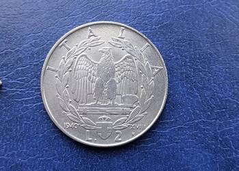 Stare monety 2 lir 1940 Włochy