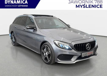 Mercedes C 43 AMG T 3.0 V6 biturbo 367KM automat 4matic 2017 r., komplet k…