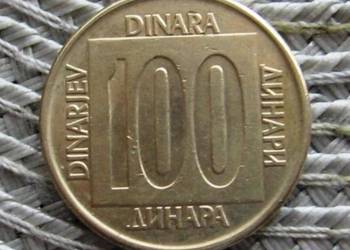 Jugosławia 100 Dinarów 1989r
