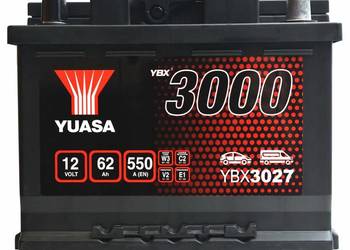 Akumulator Yuasa YBX3027 12V 62Ah 550A P+