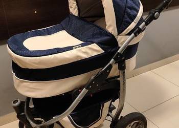 Wózek 3w1 Baby-Merc Maylo pompowane koła gondola spacerówka orzeszek