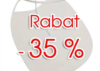 Śliniak bawełniany reklamowy do nadruku