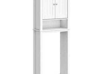 Szafka nad WC BERG biała 60x27x1645 cm drewniana WM-358554