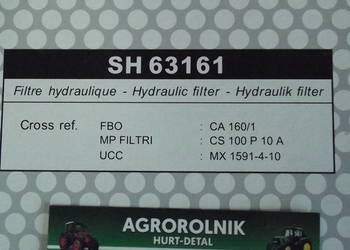 Filtr oleju hydraulicznego SH63161 BIZON,CLAAS,DEUTZ,MF,