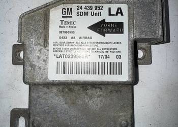 Moduł sensor airbag Opel Corsa C