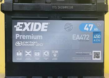 Akumulator Exide Premium 47Ah 450A PRAWY PLUS Dowóz