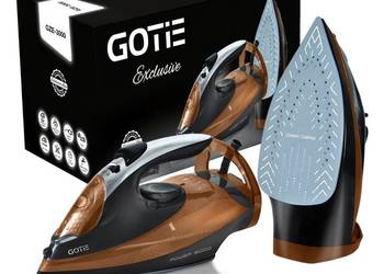 Żelazko parowe GOTIE GZE-3000 Bardzo Mocne 3000 W Ceramiczna stopa Strażak