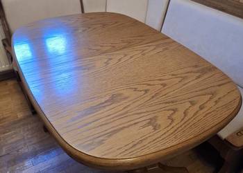 Stół dębowy rozkładany 80x120