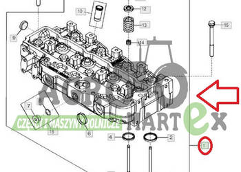 RE532327, R524836, R520778 GŁOWICA CYLINDRA JD