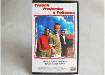 Kaseta VHS '' Trzech frajerów z Teksasu '' Film na Video ORYGINAŁ