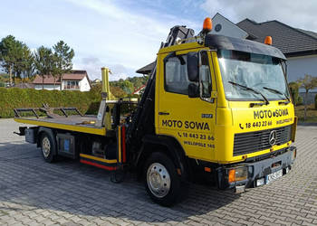 Mercedes 1317 Pomoc Drogowa, Laweta, HDS, motyl, serwis aso, vat23%