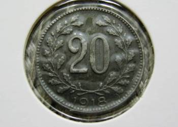 Austria 20 Halerzy 1918r - W Holterze