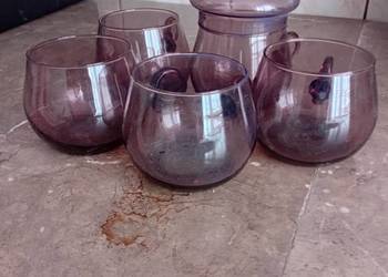 Szkło hartowane szklanki i cukiernica