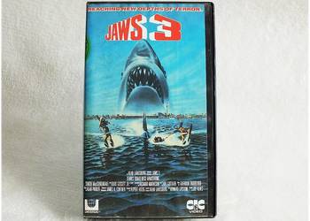 Kaseta VHS Film '' Szczęki 3 '' Film na Video ORYGINAŁ