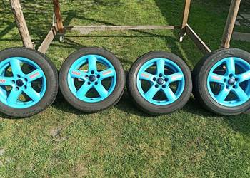 4x Koła (Alufelgi) -RIAL- R16 5x110 ET38 65,1mm Dekielki -RAYS- Opel, Fiat