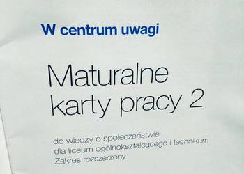 Wos 2 karty pracy ćwiczenia ponadpodstawowe
