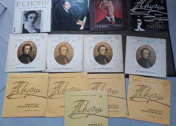 nr35 Płyty winylowe 13szt Chopin Dzieła wszystkie Kronika konkursu inne