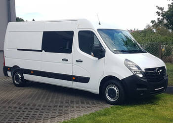 Opel Movano MASTER 7 OSÓB BRYGADÓWKA DŁUGI WYSOKI KLIMA TEMPOMAT KRAJOWY