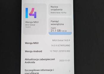 Redmi Note 10 Pro 6/128 GB – AMOLED 120 Hz – aparat 108 MP