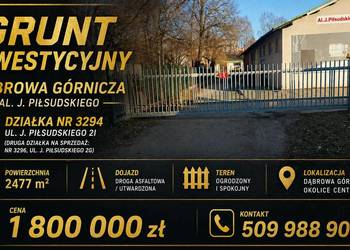 GRUNT INWESTYCYJNY – DĄBROWA GÓRNICZA CENTRUM, AL. J. PIŁSUDSKIEGO 2