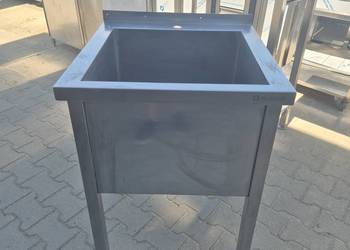 ZLEW BASEN 1 KOMOROWY GŁĘBOKI 40CM 60/60/85 M