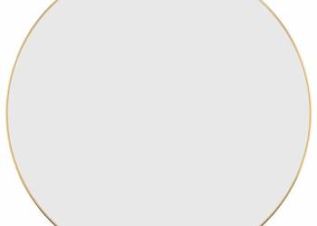 vidaXL Lustro ścienne, złote, Ø 60 cm, okrągłe(SKU:348182)