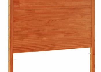 Wezgłowie do łóżka woskowy brąz 100 cm lite drewno sosnowe WM-844321