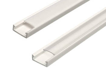 NOWY profil LED biały PCV 16x7mm długość 2m i 47cm + klosz