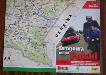 Drogowa mapa Polski