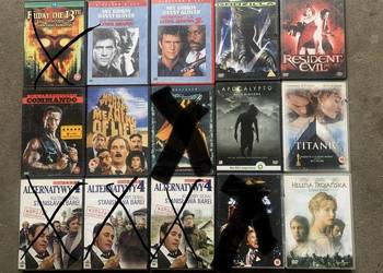 Plyty DVD z filmami z lat 90 tych i nowsze