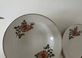 Talerze porcelanowe Włocławek  z lat PRL-u.