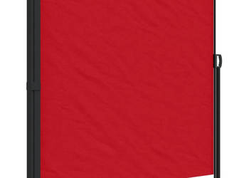 Zwijana markiza boczna na taras czerwona 180 x 600 cm WM-4004537