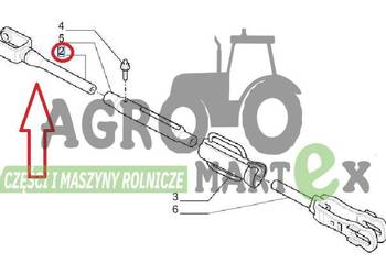 5132115 WIDEŁKI WIESZAKA GÓRNE M27 CNH 5132115 WIDEŁKI WIESZAKA GÓRNE M27 CNH