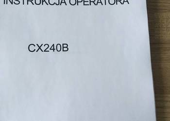 dtr instrukcja obsługi koparka case cx240b i inne