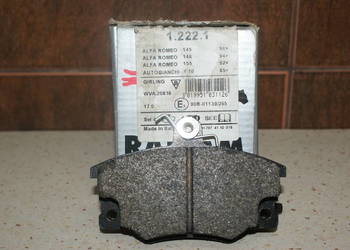 RAICAM 1.222.1Klocek hamulcowy kpl. przód ALFA ROMEO 155, SP