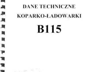 New Holland B115 instrukcja obsługi DTR wysyłka !