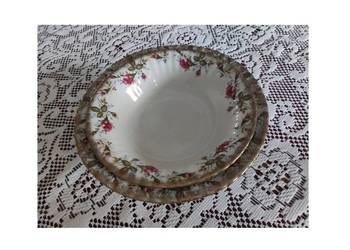 23 salaterka miska sałatkowa porcelana Chodzież Iwona złota róża