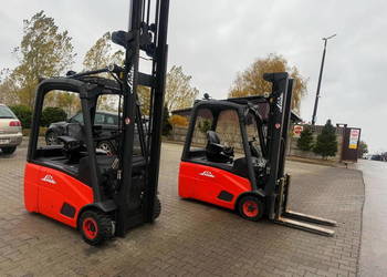 wózek widłowy elektryczny LINDE E16 Triplex 5.4m przesuw 4-sekcja 2011