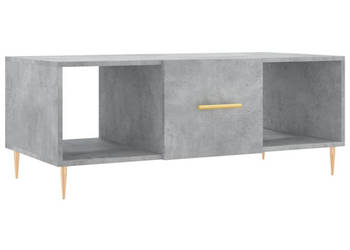 Stolik kawowy szarość betonu 102x50x40 cm WM-829288