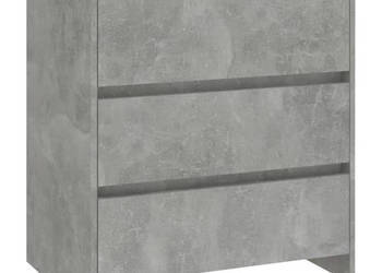 Szafka szarość betonu 70x41x75 cm materiał drewnopochodny WM-809750