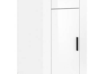 Szafka pod biurko biała z połyskiem 40x49x75 cm WM-816794
