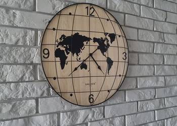 Zegar ścienny XL 3D rustykalna tarcza 50cm