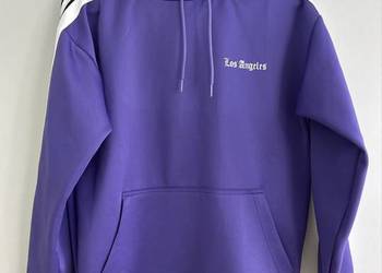 Bluza z kapturem XS fioletowa bluza z kapturem