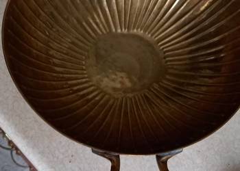 Patera mosiężna 32 cm wys 7